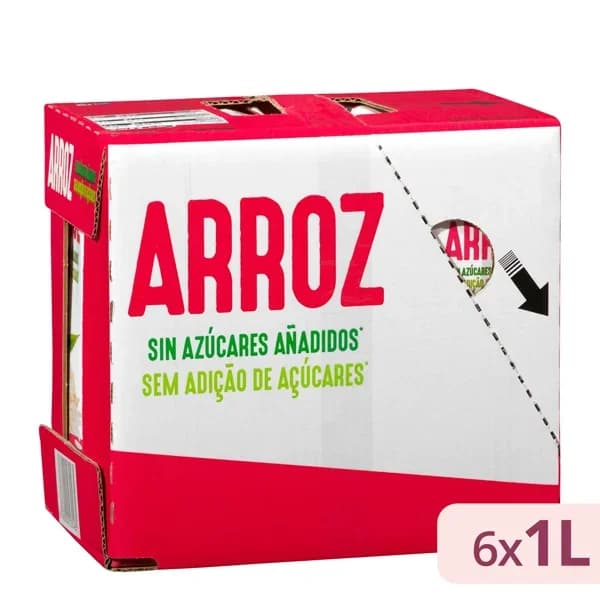 Bebida de arroz sin azúcares añadidos Hacendado - 6 l - Imagen del producto en Findit