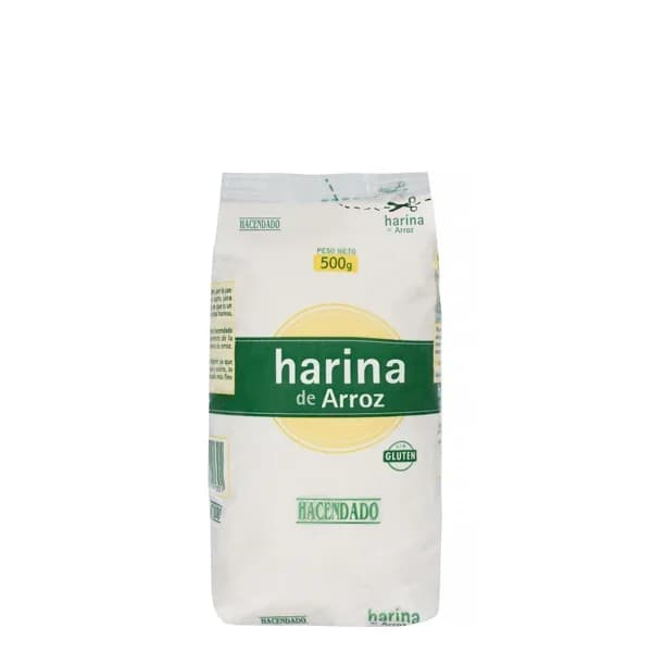 Harina de arroz Hacendado - 0.5 kg - Imagen del producto en Findit