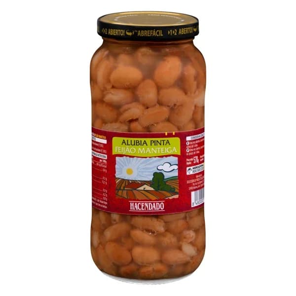 Alubia cocida pinta Hacendado - 0.4 kg - Imagen del producto en Findit
