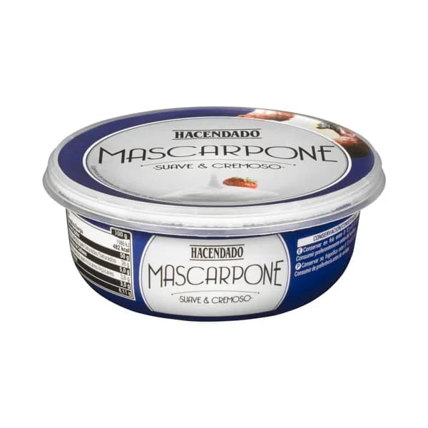 Queso fresco mascarpone de vaca Hacendado - 0.25 kg - Imagen del producto en Findit