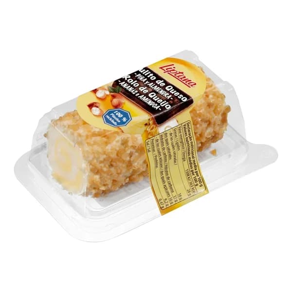 Queso rulo con piña y almendra Liptana - 0.1 kg - Imagen del producto en Findit
