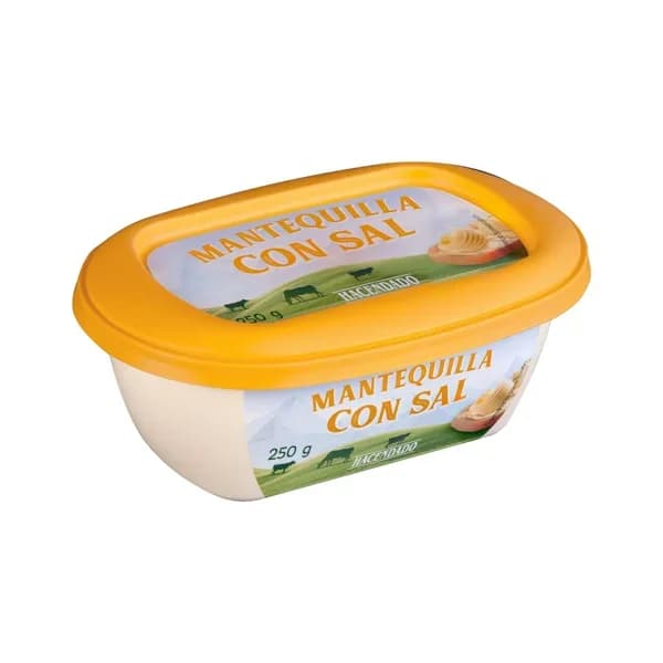 Mantequilla con sal Hacendado - 0.25 kg - Imagen del producto en Findit