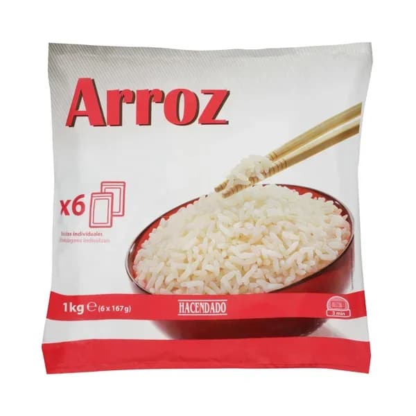 Arroz precocido Hacendado ultracongelado - 1 kg - Imagen del producto en Findit