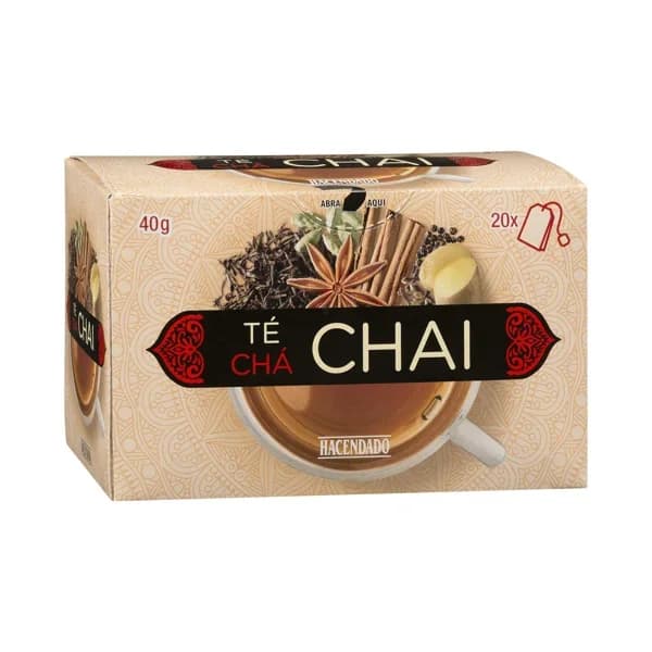 Té Chai Hacendado - 0.04 kg - Imagen del producto en Findit