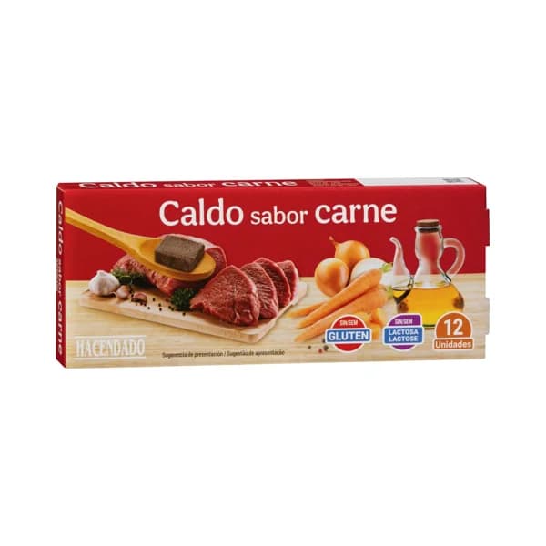 Caldo de carne Hacendado en pastillas - 0.12 kg - Imagen del producto en Findit
