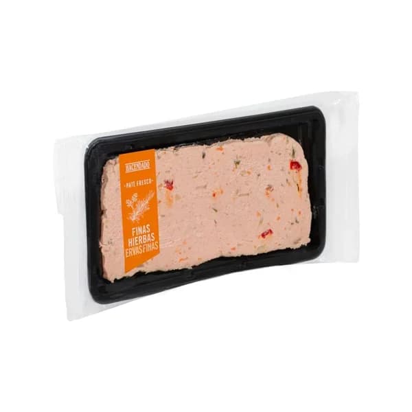 Paté de cerdo con finas hierbas Hacendado - 0.1 kg - Imagen del producto en Findit
