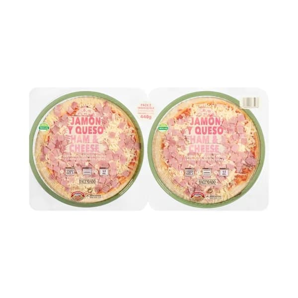 Pizza jamón y queso Hacendado - 0.44 kg - Imagen del producto en Findit