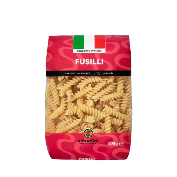 Pasta fusilli Armando - 0.5 kg - Imagen del producto en Findit