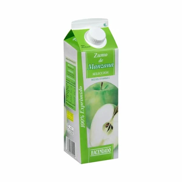 Zumo de manzana selección Hacendado - 1 l - Imagen del producto en Findit