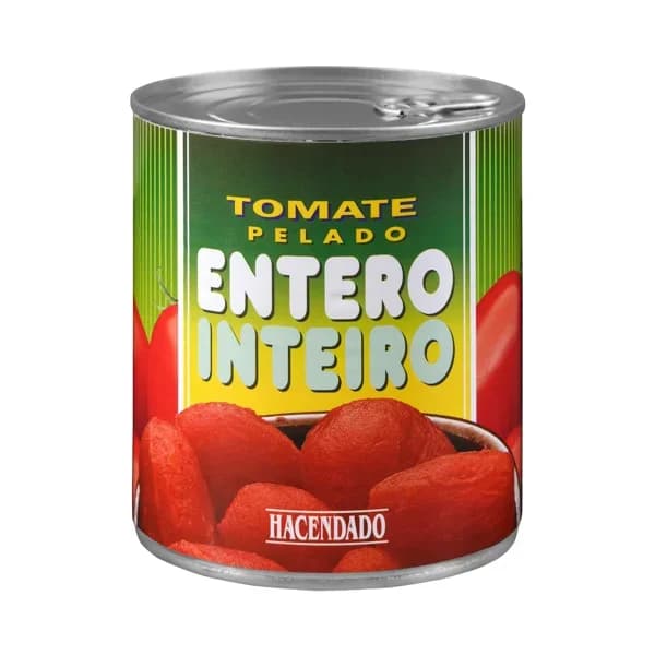 Tomate entero pelado Hacendado - 0.48 kg - Imagen del producto en Findit