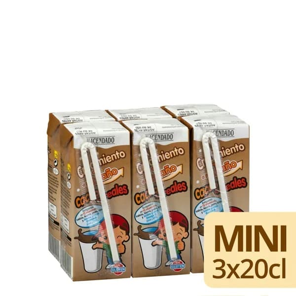 Preparado lácteo con cacao y cereales crecimiento Hacendado +1 año - 1.2 l - Imagen del producto en Findit