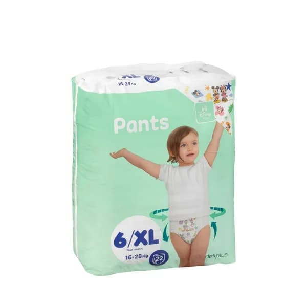 Pañal bebé braguita talla XL de 16-28 kg Deliplus - 21.97 ud - Imagen del producto en Findit