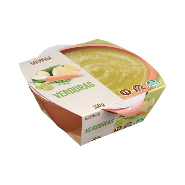 Crema de verduras Hacendado - 0.35 kg - Imagen del producto en Findit