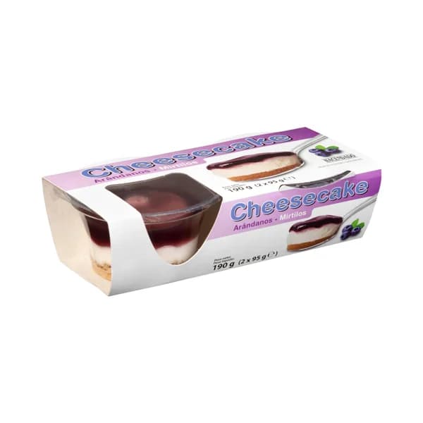 Cheesecake con arándanos Hacendado - 0.19 kg - Imagen del producto en Findit