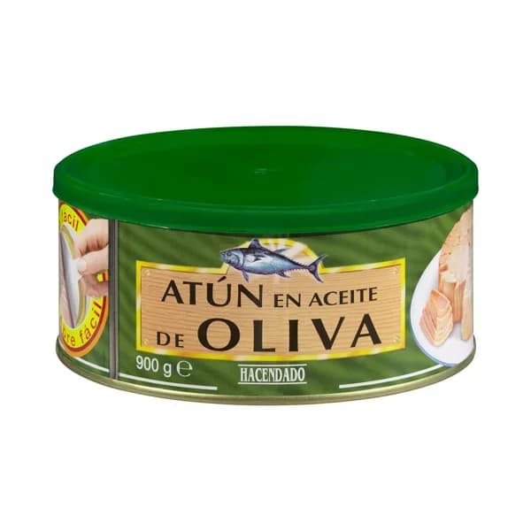 Atún en aceite de oliva Hacendado - 0.65 kg - Imagen del producto en Findit