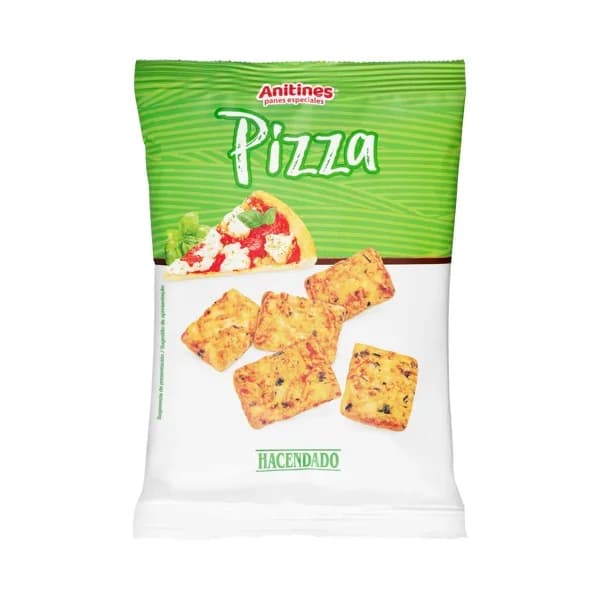 Panes especiales sabor pizza con queso Hacendado - 0.08 kg - Imagen del producto en Findit