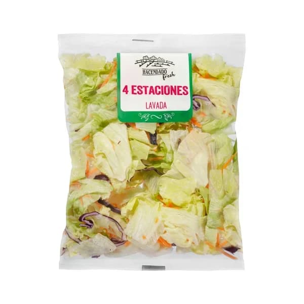 Ensalada mezcla 4 estaciones lavada - 0.25 kg - Imagen del producto en Findit
