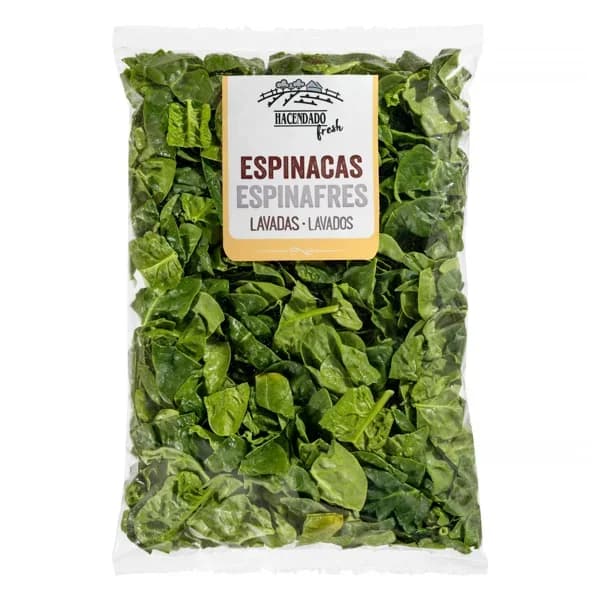 Espinacas cortadas y lavadas - 0.3 kg - Imagen del producto en Findit