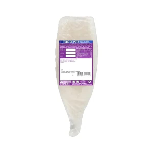 Tubo de pota Argentina limpio Hacendado congelado - 0.1 kg - Imagen del producto en Findit