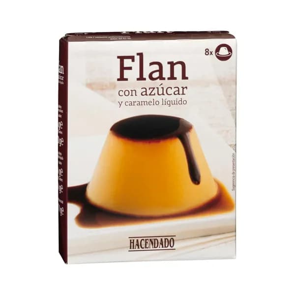 Preparado en polvo flan Hacendado - 0.19 kg - Imagen del producto en Findit
