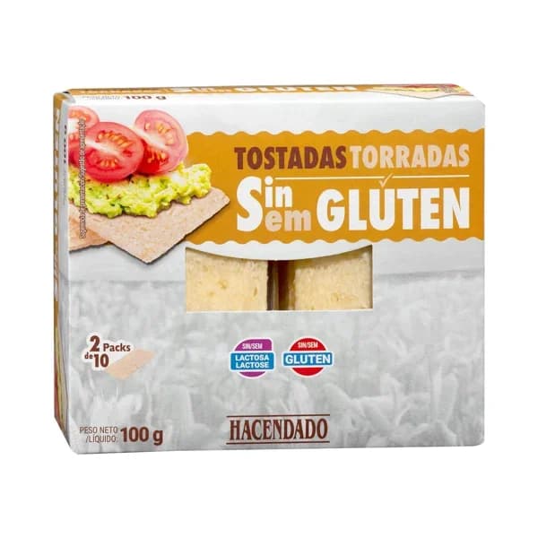 Tostadas sin gluten Hacendado - 0.1 kg - Imagen del producto en Findit