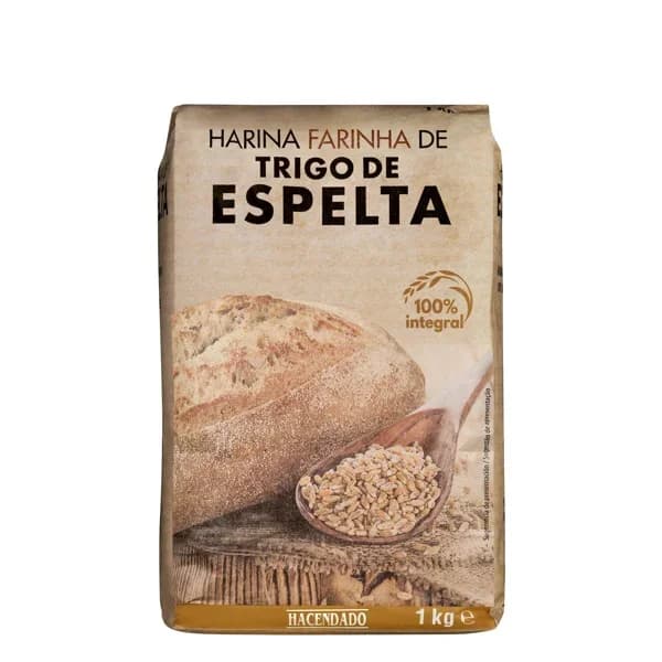 Harina de espelta Hacendado 100% integral - 1 kg - Imagen del producto en Findit
