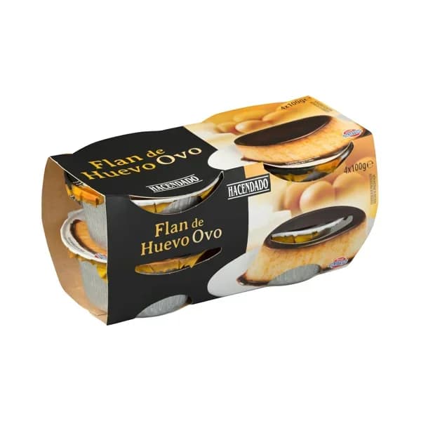 Flan de huevo Hacendado - 0.4 kg - Imagen del producto en Findit