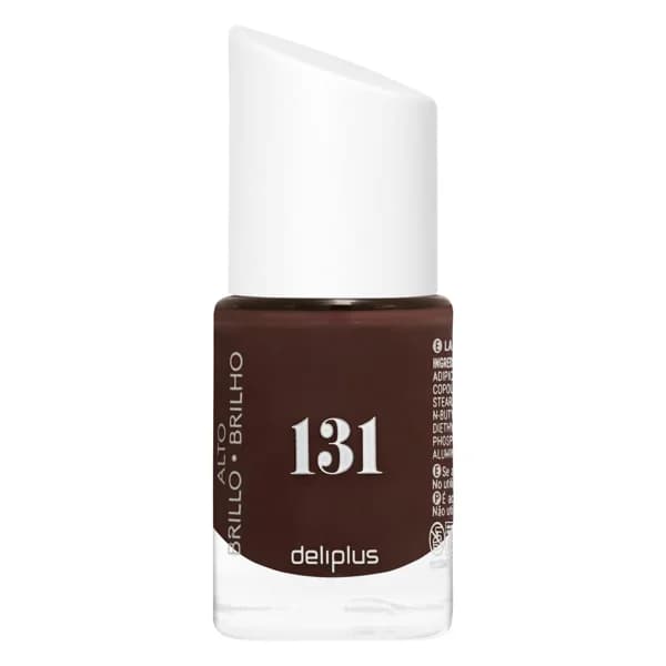 Laca de uñas alto brillo Deliplus 131 chocolate - 1 ud - Imagen del producto en Findit