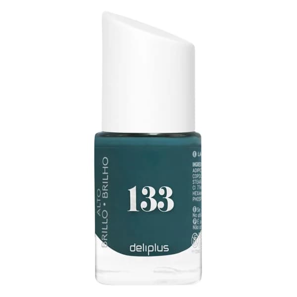 Laca de uñas alto brillo Deliplus 133 teal - 1 ud - Imagen del producto en Findit