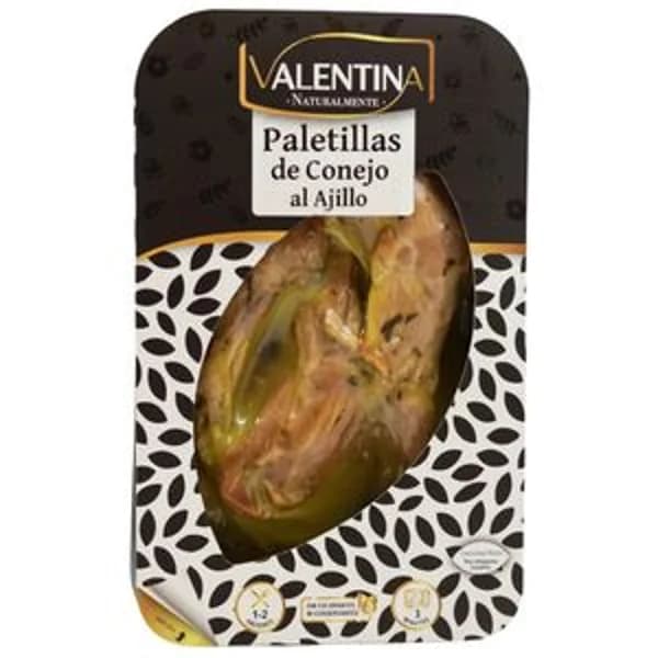 Paletillas de conejo al ajillo 350gr - 0.35 kg - Imagen del producto en Findit