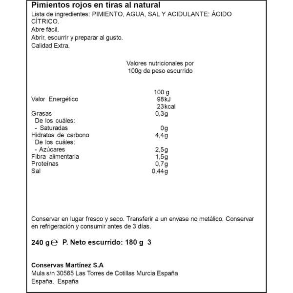 Pimiento Morrón 80G X 3UD - 0.24 kg - Imagen del producto en Findit