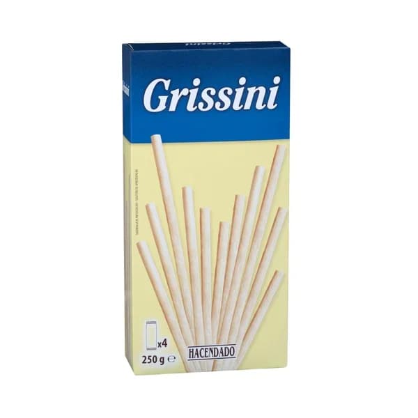 Grissini palitos de pan Hacendado - 0.25 kg - Imagen del producto en Findit