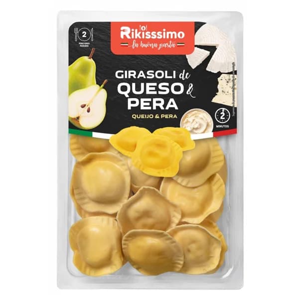 Pasta Girasoli Queso y Pera Refrigerado 250G - 0.25 kg - Imagen del producto en Findit