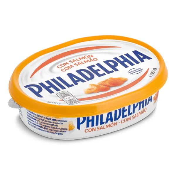 Queso de untar con salmón Philadelphia tarrina 150 g - 0.15 kg - Imagen del producto en Findit