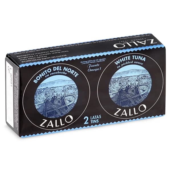 Bonito del Norte en escabeche Zallo lata 2 x 52 g - 0.1 kg - Imagen del producto en Findit
