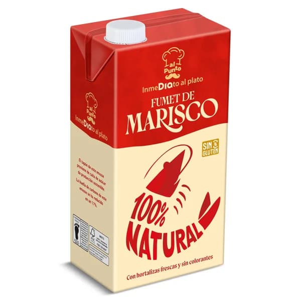 Fumet de marisco 100% natural Dia Al punto brik 1 L - 1 l - Imagen del producto en Findit