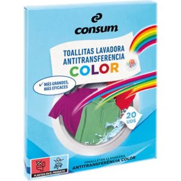 Toallitas Color Lavadora Antitransferencia - 20.56 ud - Imagen del producto en Findit