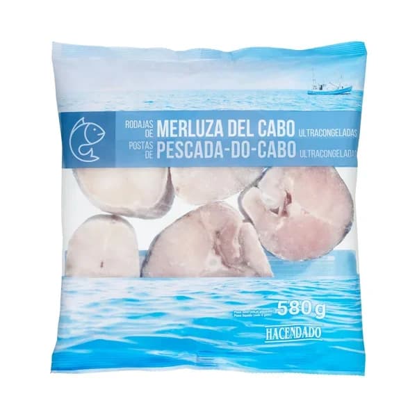 Rodajas de merluza del Cabo Hacendado ultracongeladas - 0.58 kg - Imagen del producto en Findit