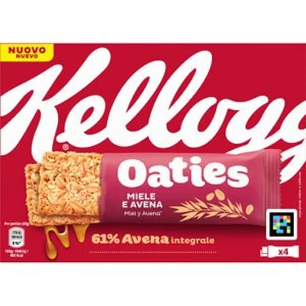 Barritas Oaties Miel y Avena - 0.16 kg - Imagen del producto en Findit