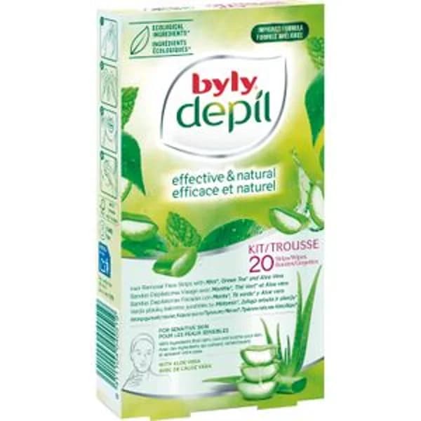 Bandas Depilatorias Faciales Pieles Sensibles - 20 ud - Imagen del producto en Findit