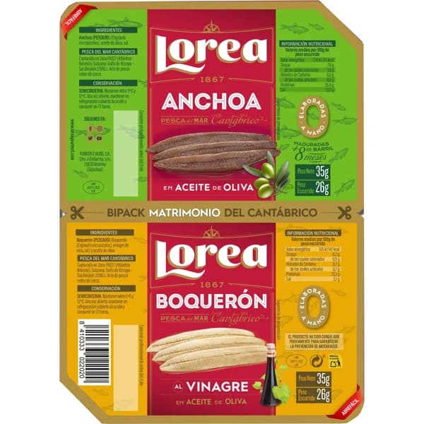 Anchoa y Boqueron Cantábrico - 0.05 kg - Imagen del producto en Findit