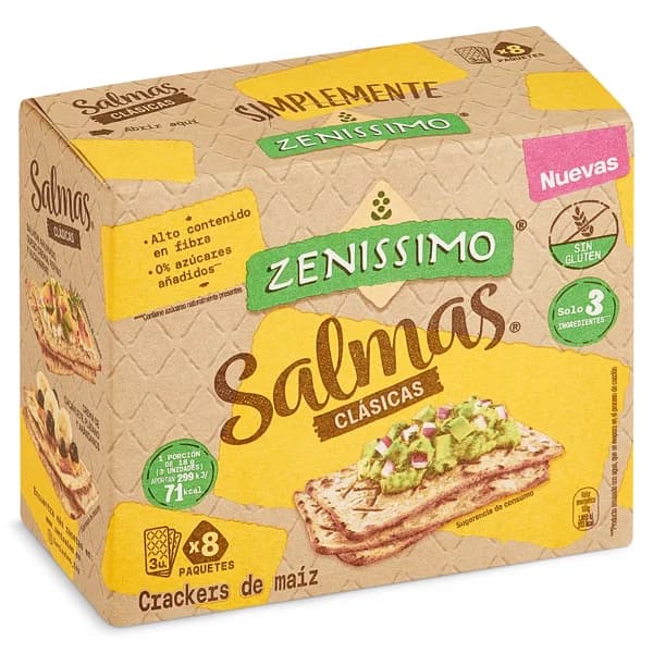 Salmas clásicas Zenissimo caja 144 g - 0.14 kg - Imagen del producto en Findit