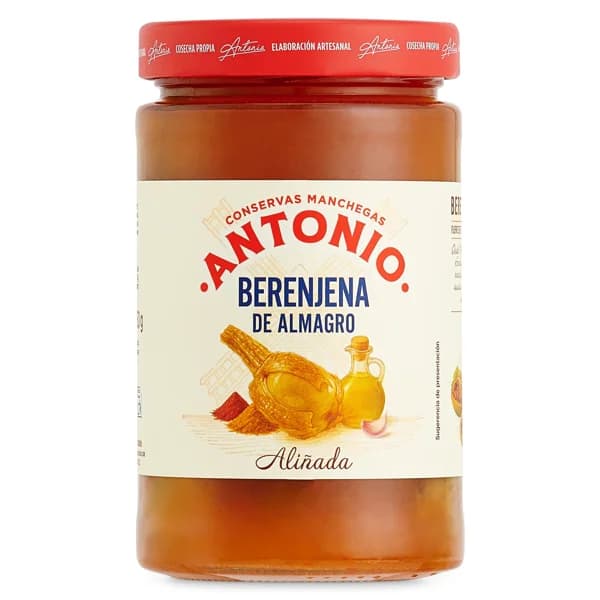 Berenjena de Almagro aliñada Antonio frasco 350 g - 0.35 kg - Imagen del producto en Findit