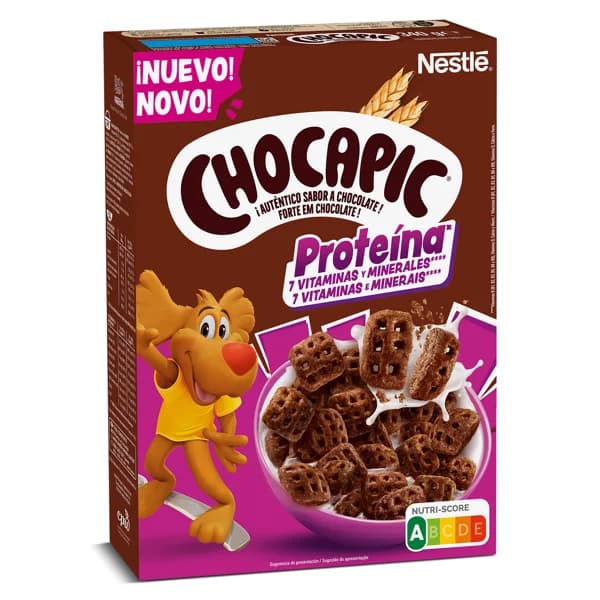 Cereales con chocolate alto en proteínas Nestlé Chocapic caja 340 g - 0.34 kg - Imagen del producto en Findit