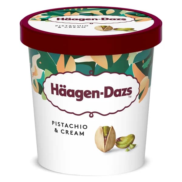 Helado crema y pistacho Haagen Dazs tarrina 400 g - 0.4 kg - Imagen del producto en Findit