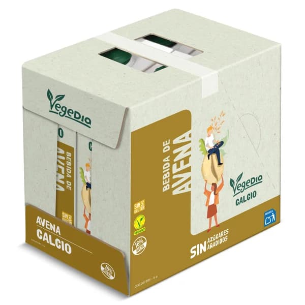 Bebida de avena con calcio Dia Vegedia pack 6 x 1 L - 6 l - Imagen del producto en Findit