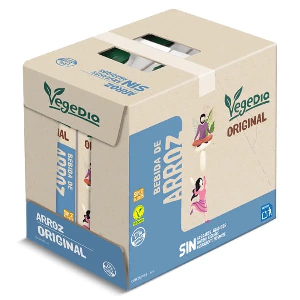 Bebida de arroz Dia Vegedia pack 6 x 1 L - 6 l - Imagen del producto en Findit