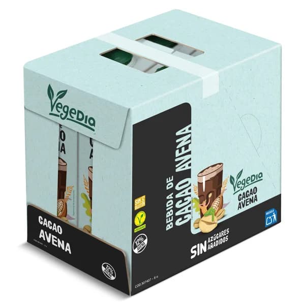 Bebida de avena con cacao Dia Vegedia pack 6 x 1 L - 6 l - Imagen del producto en Findit
