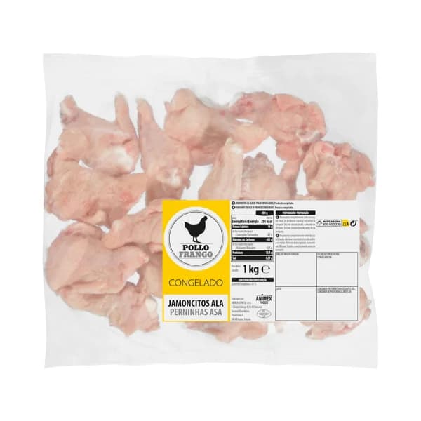 Jamoncitos de ala de pollo congelados - 1 kg - Imagen del producto en Findit