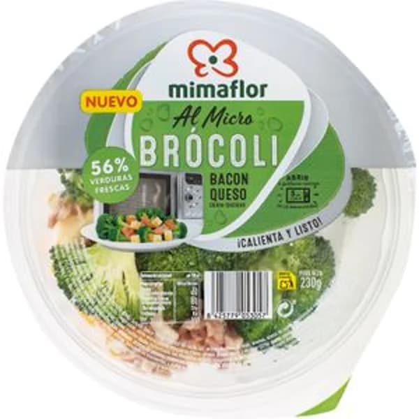 Barqueta Micro Brocoli, Bacon y Queso - 0.23 kg - Imagen del producto en Findit